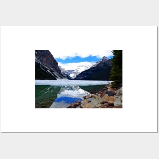 Lake Louise Victoria Glacier Alberta Canada Posters and Art